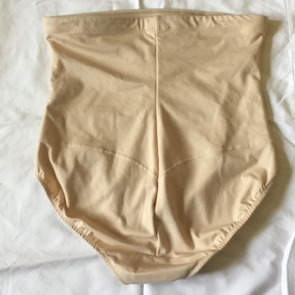 Maidenform High Waist Tummy Control Nude Brief-Sz L - Picture 2 of 8